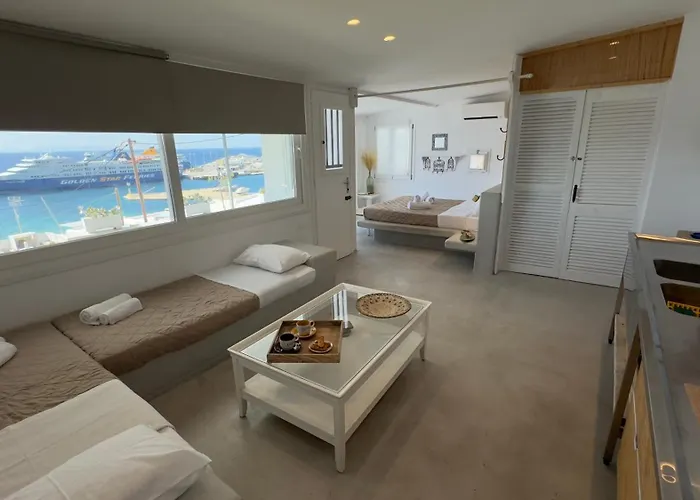 Mykonos Nests - Sea View Escape Apartment Tourlos